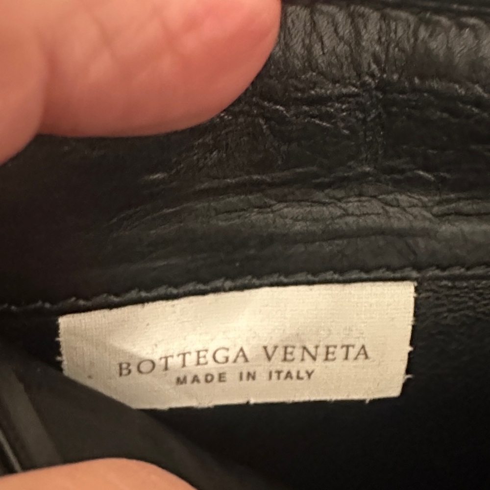Bottega Veneta Dark Beige & Black Woven Zip Around Wallet. NWOT & Incl Orig Box - Picture 5 of 15